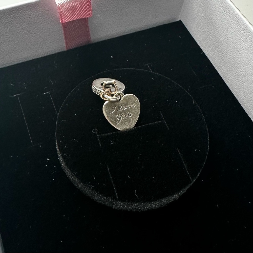 Pandora Silver I Love You Forever Dangle Charm